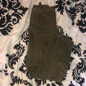 green cargo pants